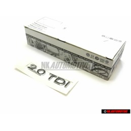 VW Originale 2.0 TDI Posteriore Logo Emblema Scritta Cromo - 3C0853675E 739