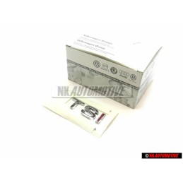 VW Originale TSI Posteriore Logo Emblema Scritta Cromo Rosso - 1K5853675H GQF