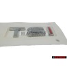 VW Originale TSI Posteriore Logo Emblema Scritta Cromo Rosso - 1K5853675H GQF