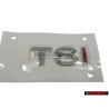 VW Originale TSI Posteriore Logo Emblema Scritta Cromo Rosso - 1K5853675H GQF