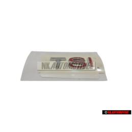 VW Originale TSI Posteriore Logo Emblema Scritta Cromo Rosso - 1K5853675J GQF