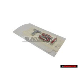 VW Originale TSI Posteriore Logo Emblema Scritta Cromo Rosso - 1K5853675J GQF