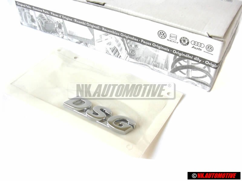 VW Originale DSG Posteriore Logo Emblema Scritta Cromo - 1J0853675AL739