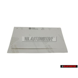VW Originale DSG Posteriore Logo Emblema Scritta Cromo - 1J0853675AL739