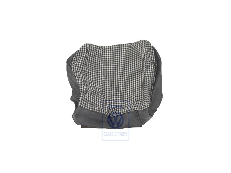VW Originale Rivestimento Sedile (Tessuto) Nero/Bianco - 171881405AJDW4