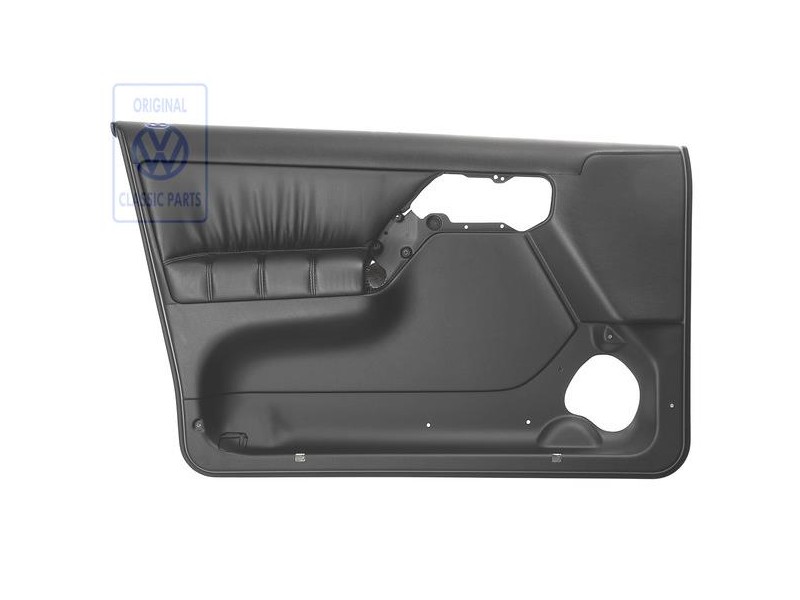 VW Originale Rivestimento Porta (Pelle/Similpelle) Nero - 1H4867011BJCNN