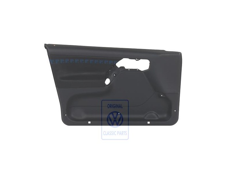 VW Originale Rivestimento Porta (Tessuto) Nero/Blu - 1H4867011BKELZ