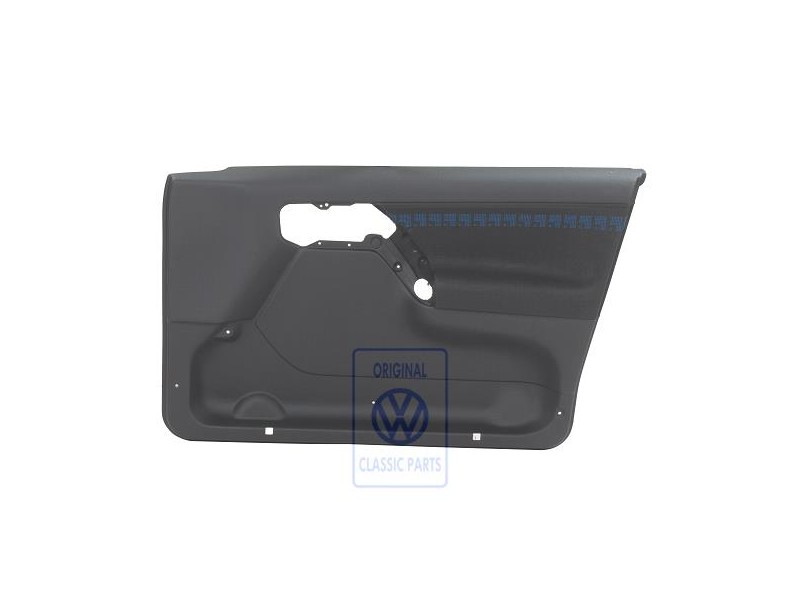 VW Originale Rivestimento Porta (Tessuto) Nero/Blu - 1H4867012BHDYQ