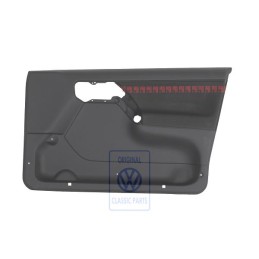 VW Originale Rivestimento Porta (Tessuto) Nero/Rosso - 1H4867012BHENB