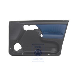 VW Originale Rivestimento Porta (Pelle/Similpelle) Nero/Blu - 1H4867012CBFAB