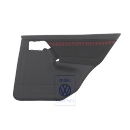 VW Originale Rivestimento Porta (Tessuto) Nero/Rosso - 1H4867212BDECZ