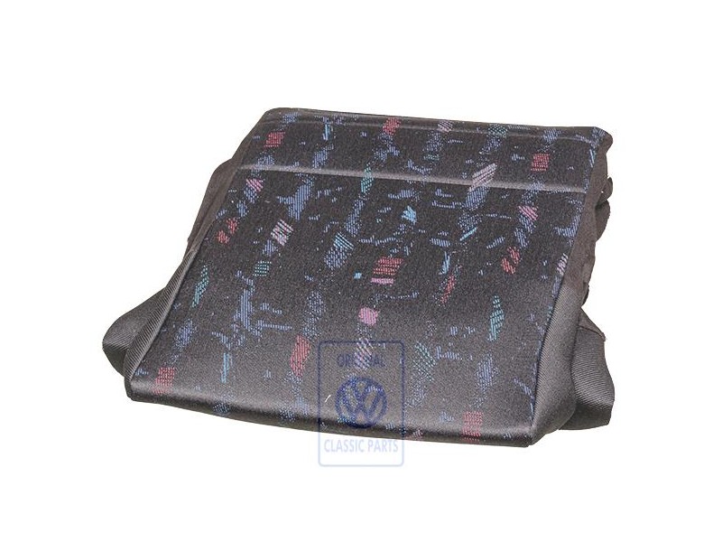 VW Originale Rivestimento Sedile (Tessuto) Nero - 1H0881405BHDTL