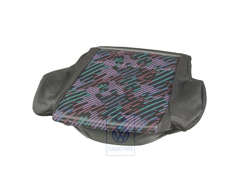 VW Originale Rivestimento Sedile (Stoffa/Fintapelle) Nero - 1H0881405CFDSW