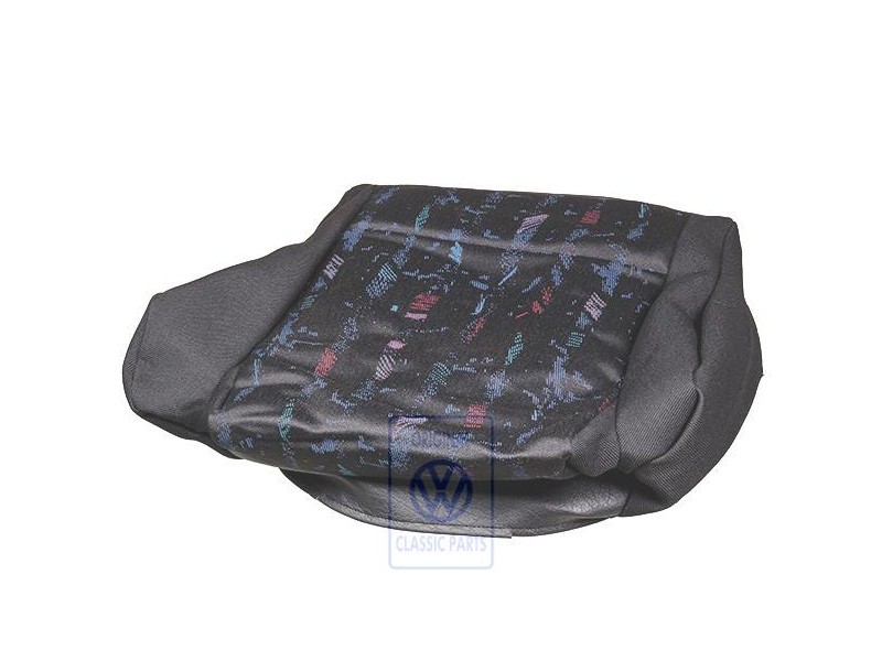 VW Originale Rivestimento Sedile (Stoffa/Fintapelle) Nero - 1H0881405CMDTL
