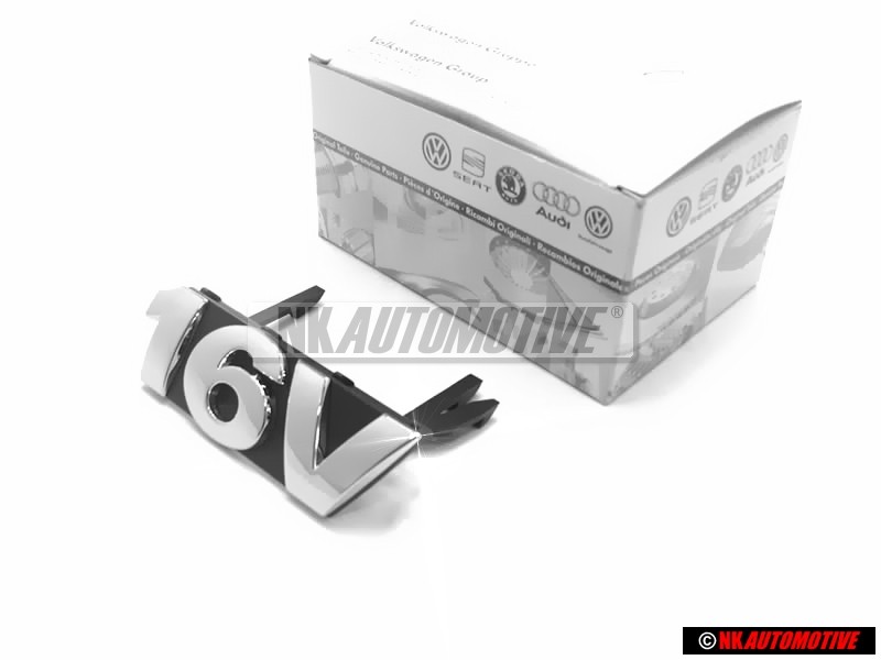 VW Originale 16V Fronte Logo Emblema Scritta Cromo - 6X0853679 FDY
