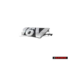 VW Originale 16V Fronte Logo Emblema Scritta Cromo - 6X0853679 FDY
