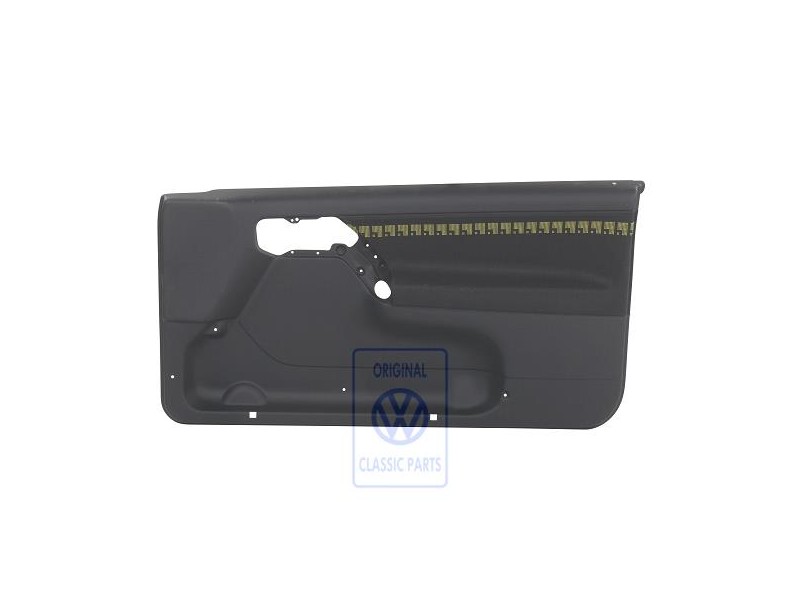 VW Originale Rivestimento Porta (Tessuto) Nero/Giallo - 1H3867012APDYW