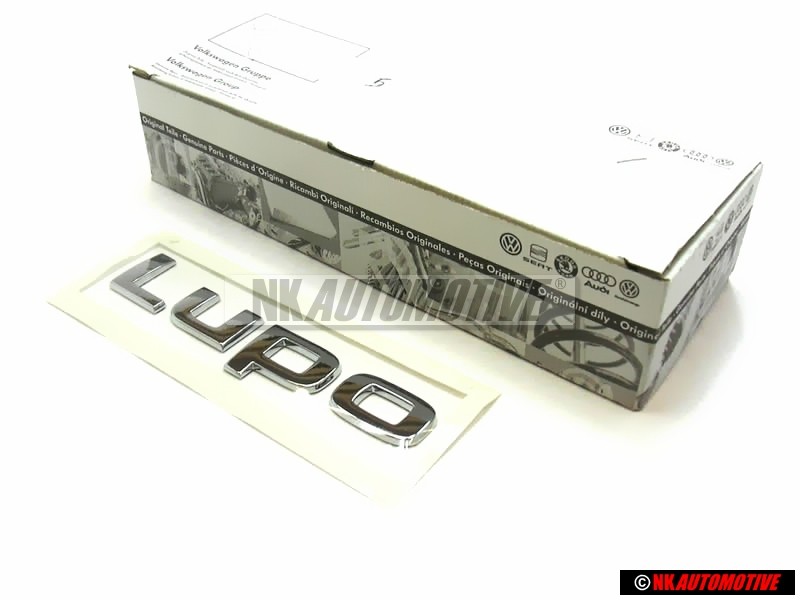 VW Originale LUPO Posteriore Logo Emblema Scritta Cromo - 6X0853687 739