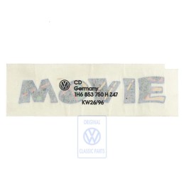 VW Originale Scritta Pellicola Nero/Multicolor - 1H6853750H Z47