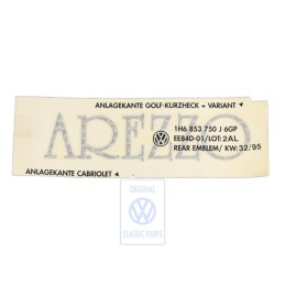VW Originale Scritta Pellicola Verde/Blu/Rosso - 1H6853750J 6GP