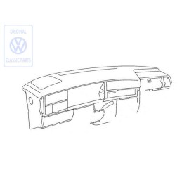 VW Originale Cruscotto. Imbottito Blu Mauritius - 1H6857003Q H45