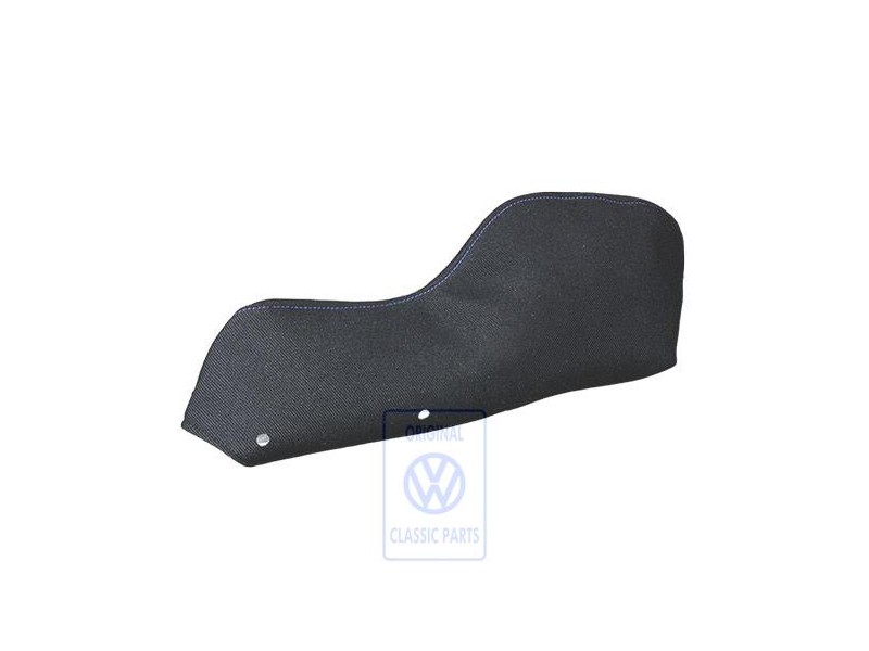 VW Originale Rivestimento Sedile (Tessuto) Nero/Blu - 1H0881402 EQN