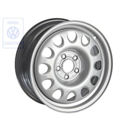 VW Originale Cerchio Di Acciaio Color Cromo - 3A0601027 091
