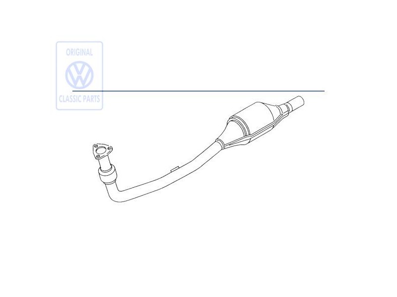 VW Originale Catalizzatore - 6N0131701HX