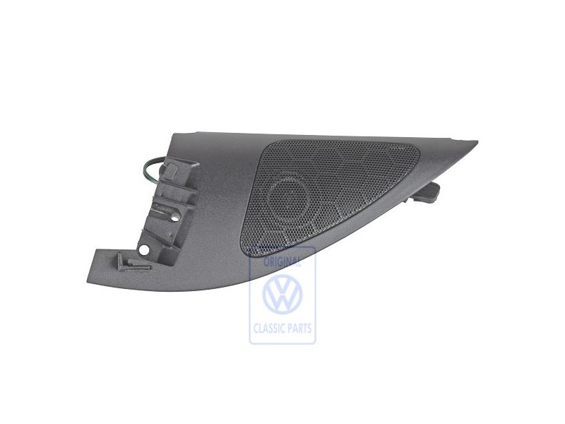 VW Originale Mascherina Con Altoparlante Nero Satinato - 1J0837973AD01C