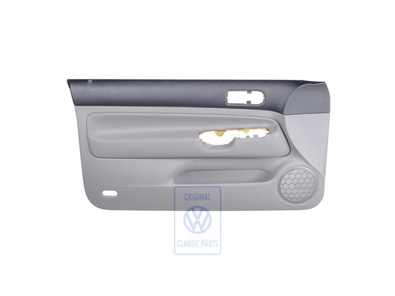 VW Originale Rivestimento Porta Tessuto Nero/Grigio Flanella - 1J3867011BQHRQ