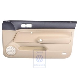 VW Originale Rivestimento Porta Tessuto Nero/Beige Chiaro - 1J3867012CCHRR