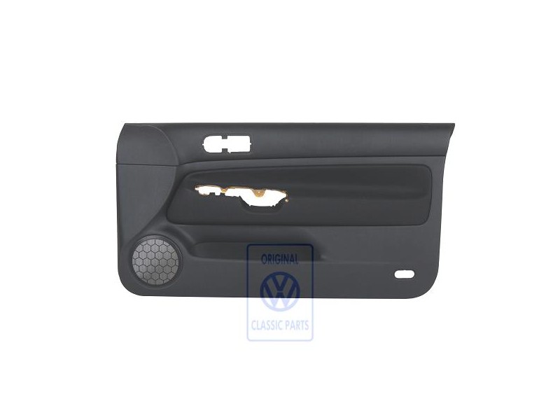 VW Originale Rivestimento Porta (Tessuto) Nero/Nero - 1J3867012CDHRP