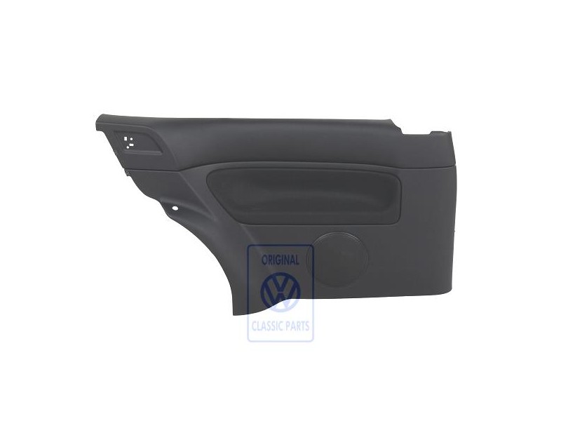 VW Originale Rivest. Laterale (Tessuto) Nero/Nero - 1J3867043CFHRP