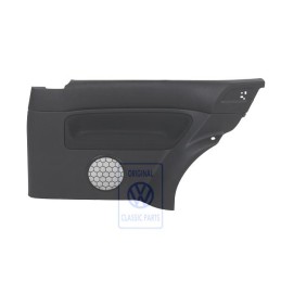 VW Originale Rivest. Laterale (Tessuto) Nero/Nero - 1J3867044BRRAN