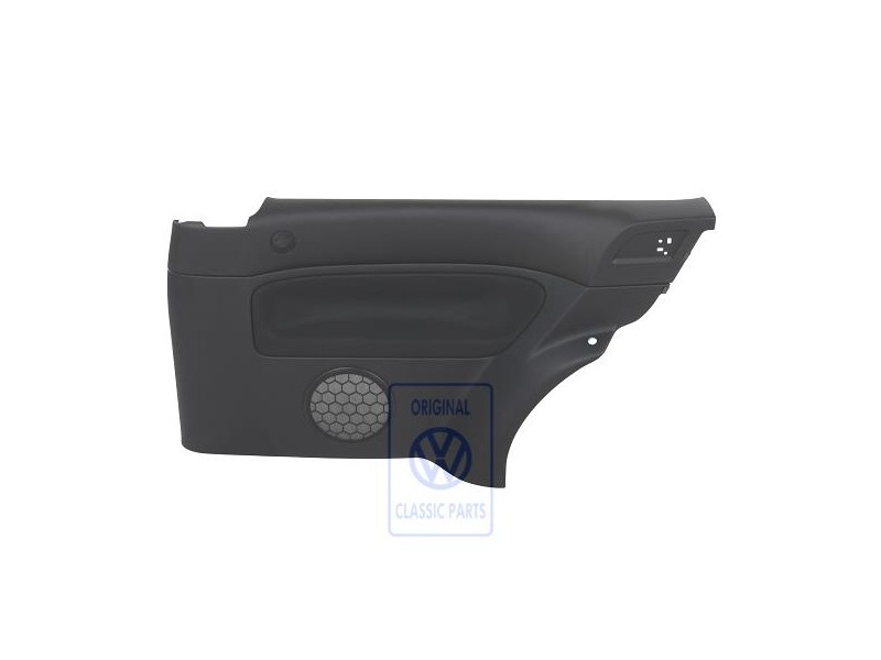 VW Originale Rivest. Laterale (Tessuto) Nero/Nero - 1J3867044CGHRP