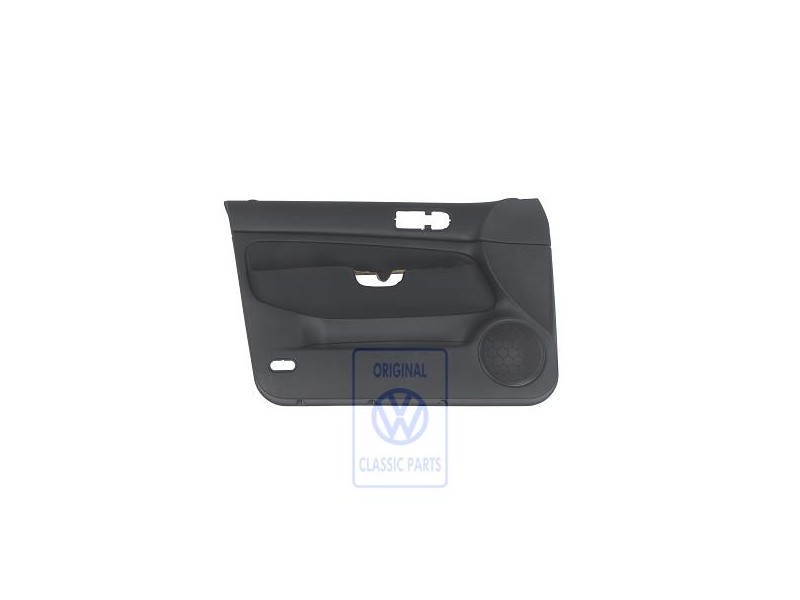 VW Originale Rivestimento Porta (Tessuto) Nero/Nero - 1J4867011CKRAN