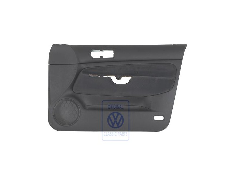 VW Originale Rivestimento Porta (Tessuto) Nero - 1J4867012CRPDG