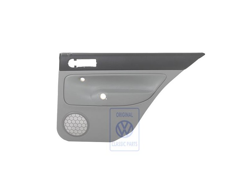 VW Originale Rivestimento Porta (Pelle) Grigio Flanella - 1J6867212BPLKX
