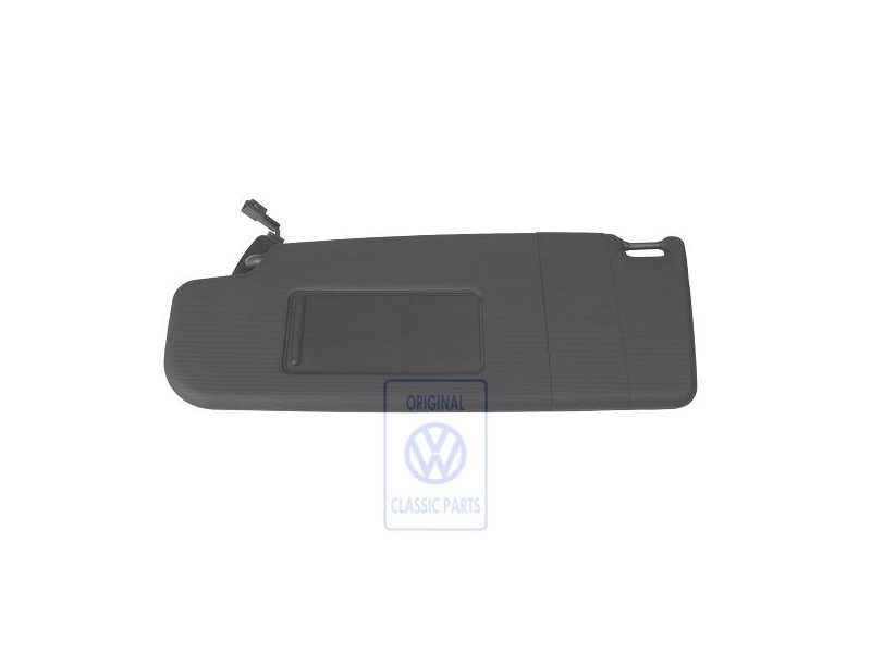 VW Originale Aletta Parasole Con Specchietto E Copertura Nero - 3B0857551AM3H8