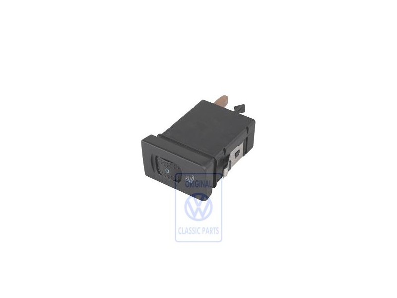 VW Originale Interrut. P. Riscaldam. Sedile Nero Satinato - 1J0963564B 01C