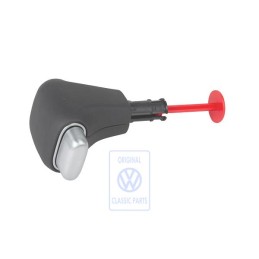 VW Originale Impugnatura Leva Cambio(Cuoio) Nero/Nero - 1J1713139J QHT
