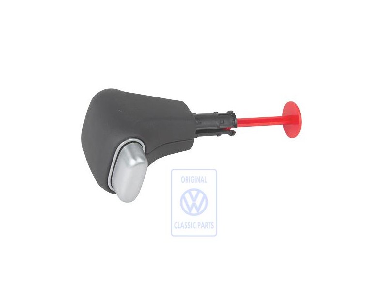 VW Originale Impugnatura Leva Cambio(Cuoio) Nero/Nero - 1J1713139J QHT