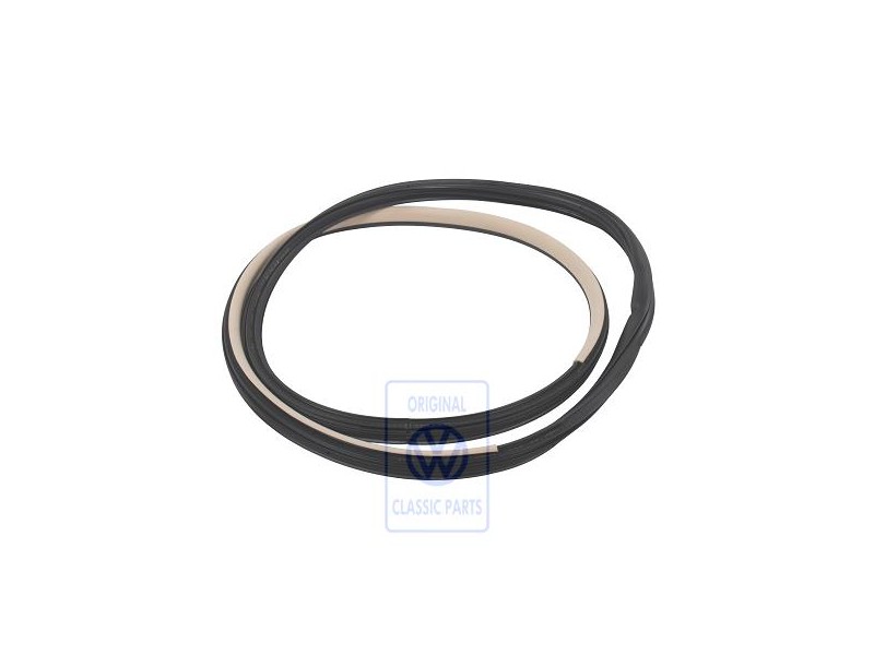 VW Originale Guarnizione Porta Int. Nero Satinato/Beige Chiaro - 1J4867365B FKM