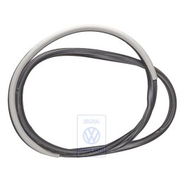 VW Originale Guarnizione Porta Int. Nero Satinato/Grigio Perla - 1J6867367B FKL