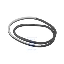 VW Originale Guarnizione Porta Int. Nero Satinato/Grigio Perla - 1J6867367K FKL