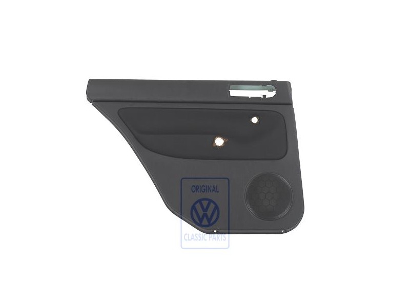 VW Originale Rivestimento Porta (Tessuto) Nero/Nero - 1J9867211Q HRP