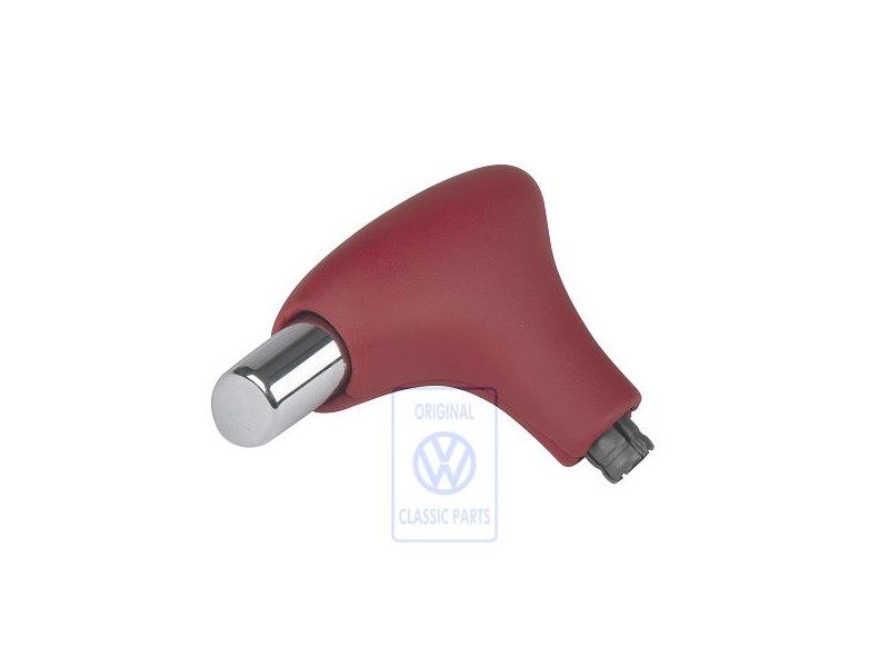 VW Originale Impugnatura Leva Cambio(Cuoio) Rosso - 3B1713139N 52N