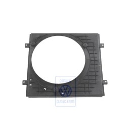 VW Originale Carenatura Ventilatore Nero Satinato - 1J0121207 B41