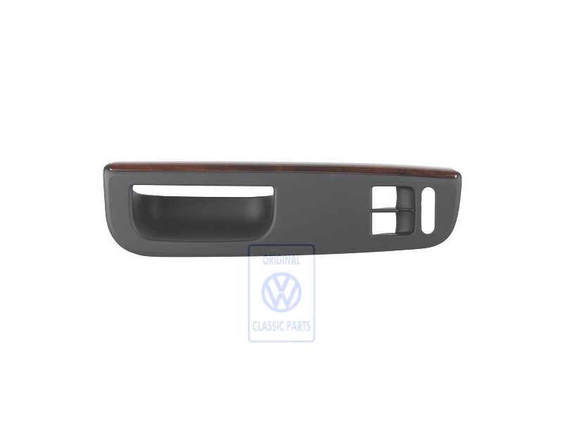 VW Originale Copertura Nero Satinato/Marrone Noce - 1J3867172 FEQ