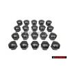 20X VW Originale Calotta Per Vite Nero Satinato - 321601173A 01C